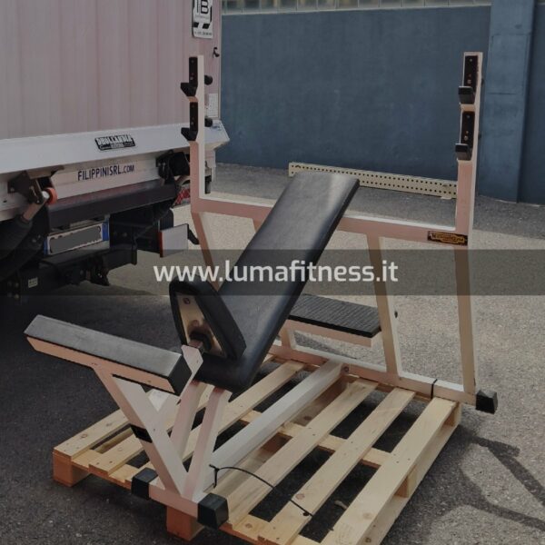 Panca: Inclinata Technogym Lux Bianco