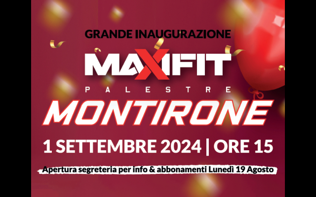 inaugurazione maxifit