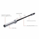 Bilanciere: Powerlifting 220 cm - Carico max 700 kg DIAMOND BPL220 - Image 3