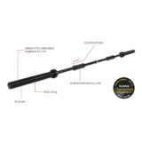Bilanciere: Olimpionico Sliding Grip DIAMOND BSG - carico max 320 kg - Image 4