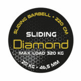 Bilanciere: Olimpionico Sliding Grip DIAMOND BSG - carico max 320 kg - Image 3
