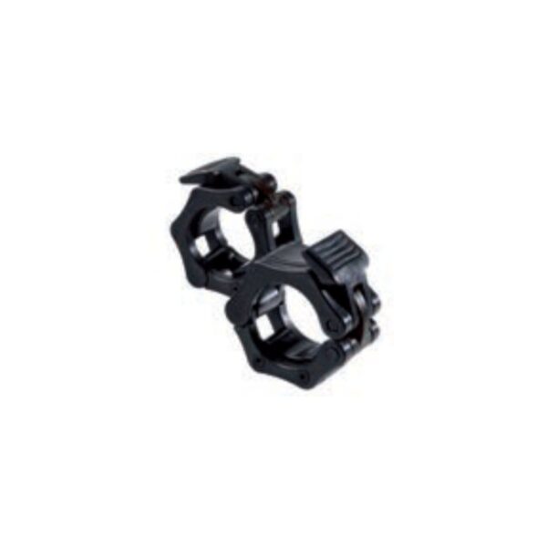 Coppia Collari ferma dischi in Nylon  NERO / ROSSO CFSL