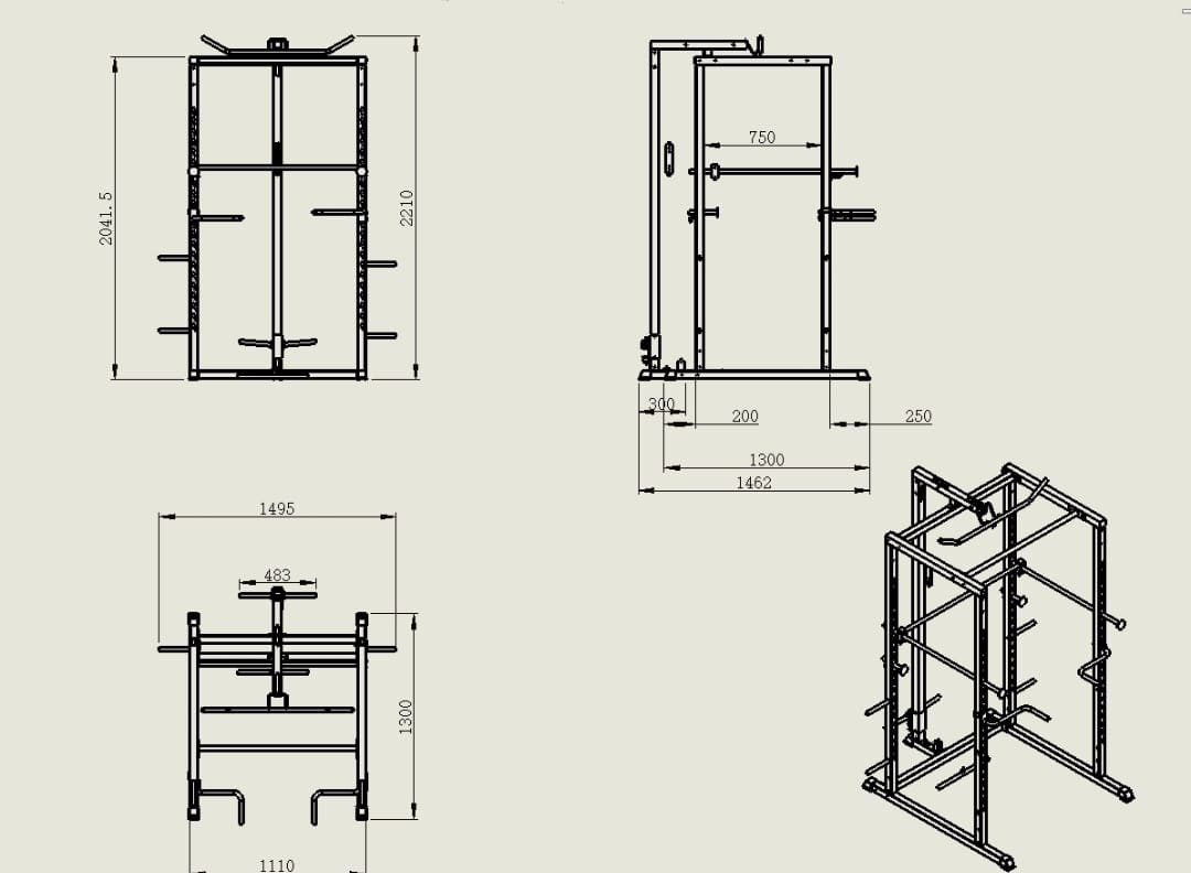 Rack Multifunzione Home Fitness - Image 7
