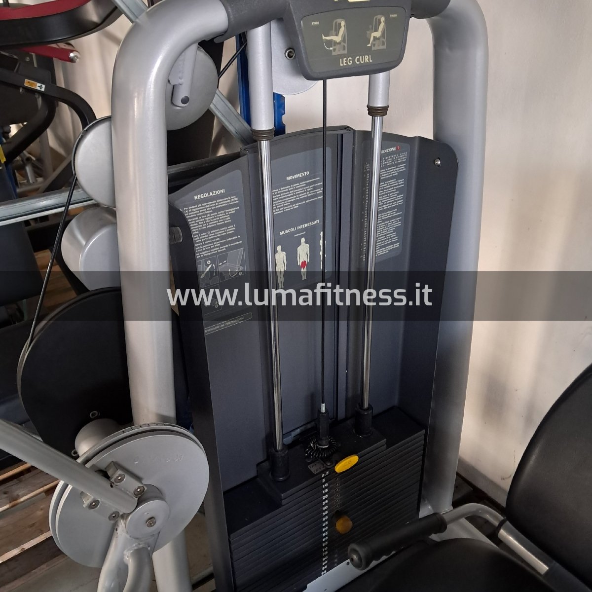Leg Curl Technogym Selection Silver - immagine 4