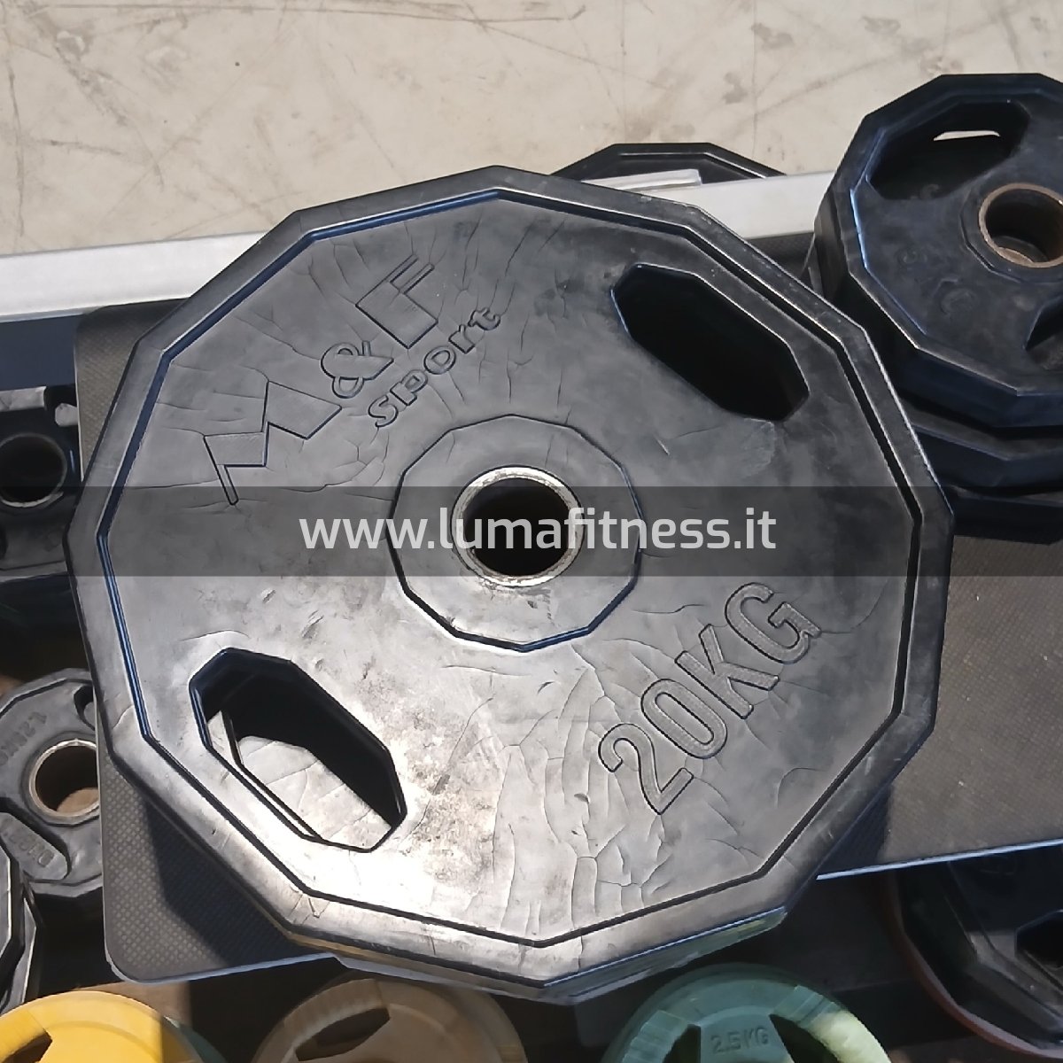 Set 272,5 kg Dischi gommati Usati - immagine 3