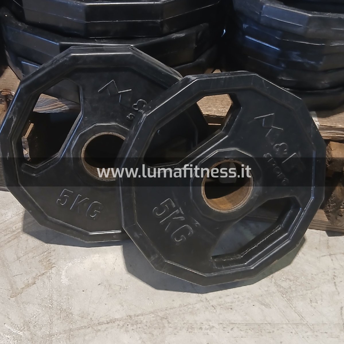 Set 272,5 kg Dischi gommati Usati - immagine 2