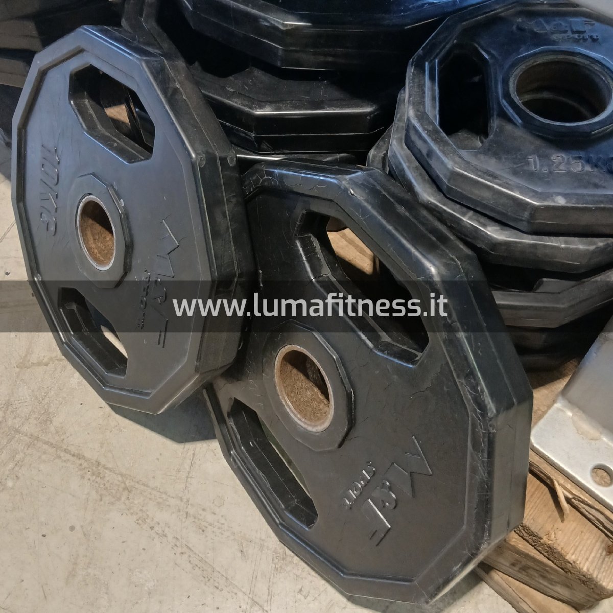 Set 272,5 kg Dischi gommati Usati