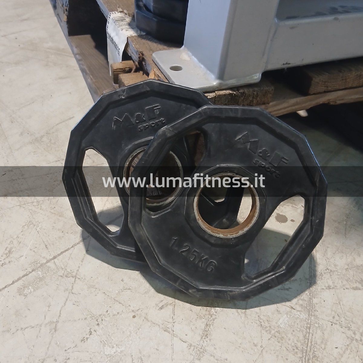 Set 272,5 kg Dischi gommati Usati - immagine 5