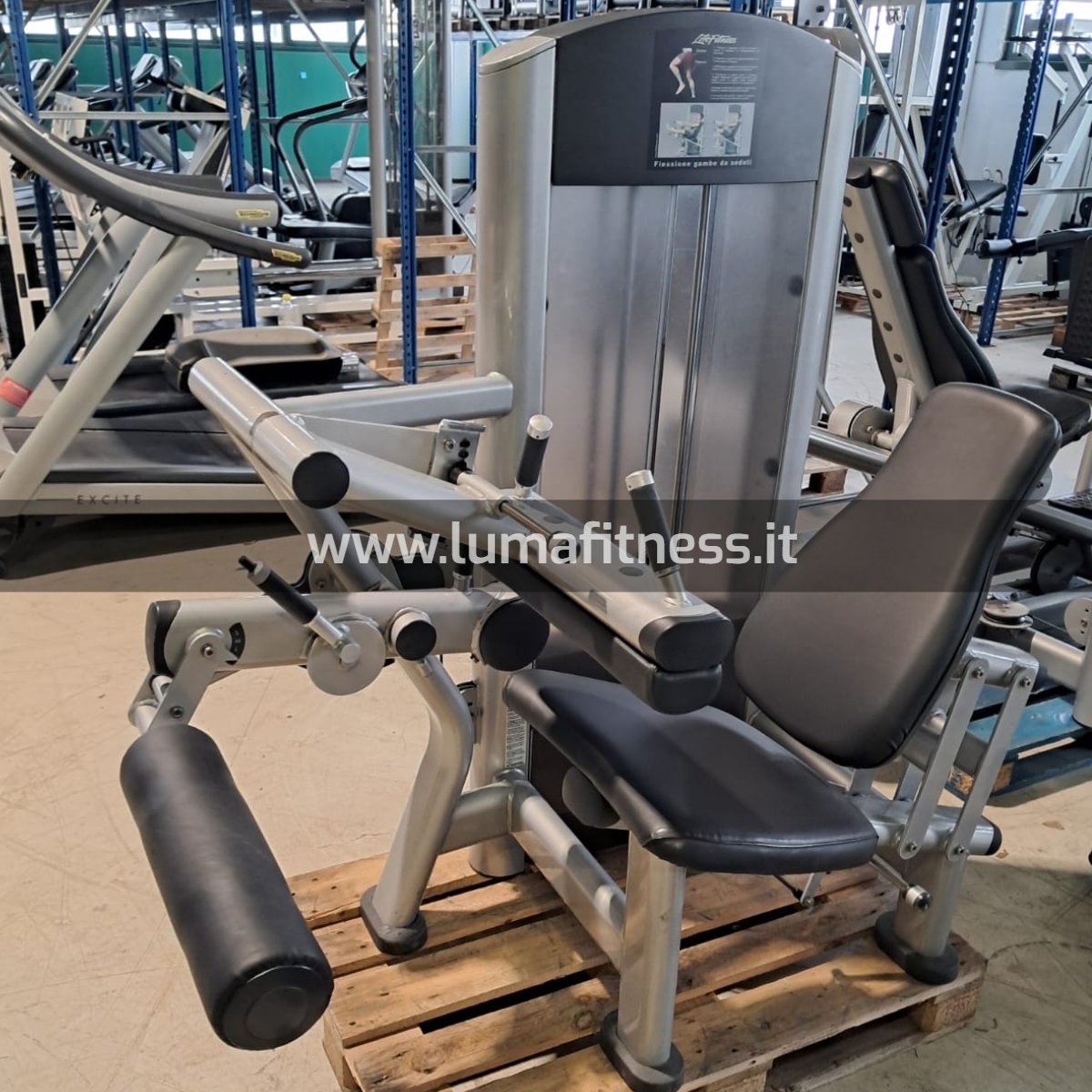 Life Fitness Usato Leg Curl - immagine 4