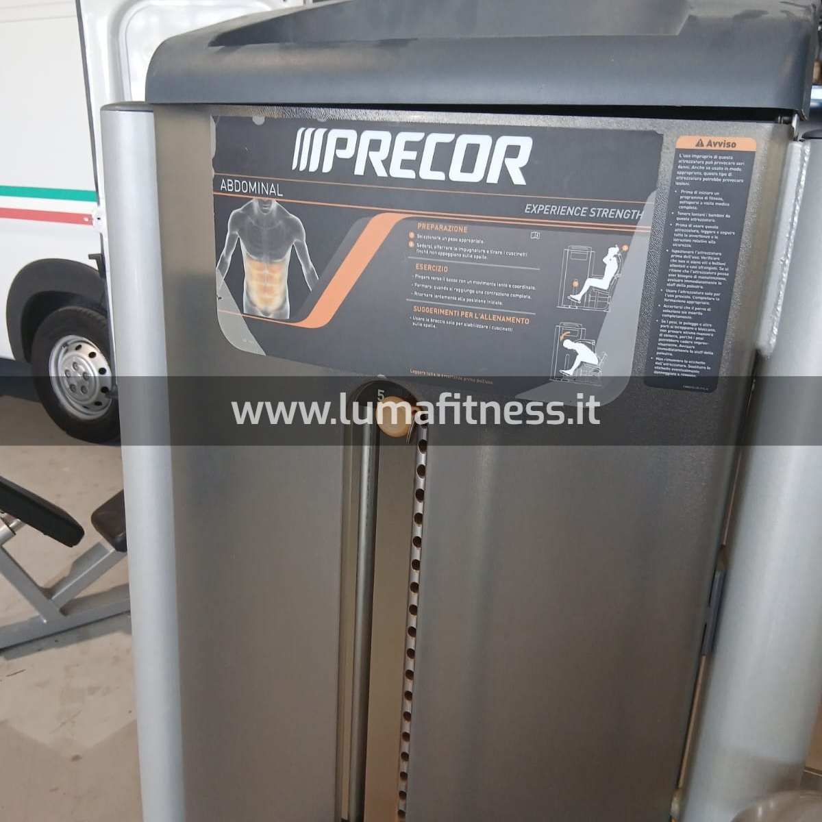 Abdominal Machine Precor Silver - immagine 3