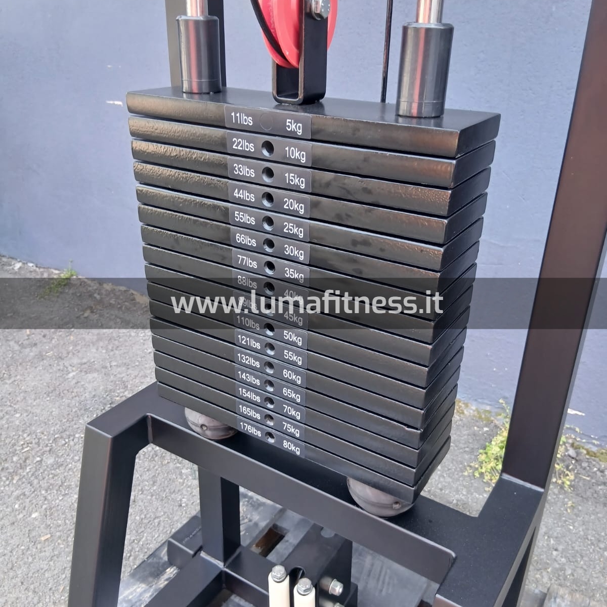 Ercolina Cavo Technogym Lux Nero 80 Kg - immagine 2