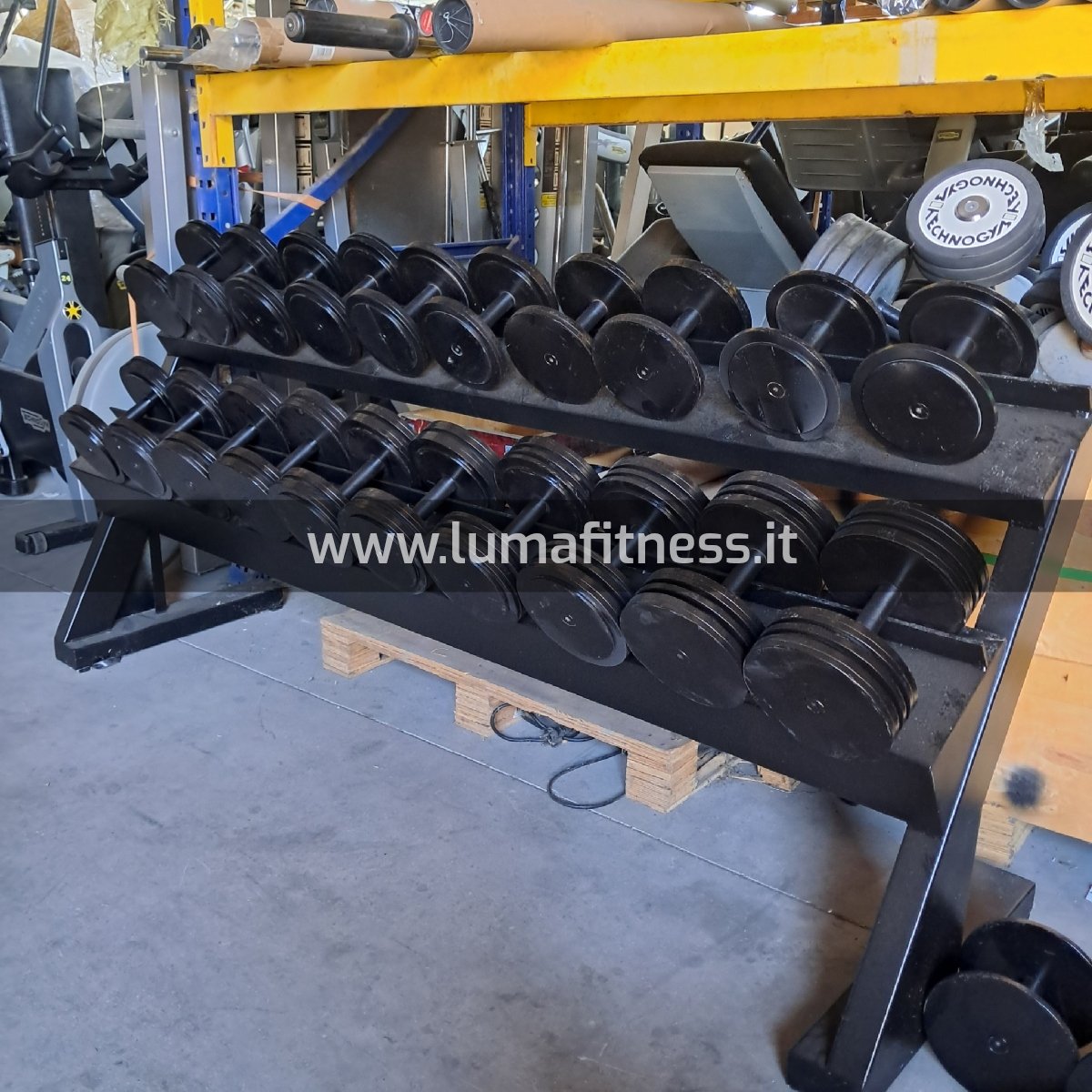 Manubri Usati con rastrelliera 4-22 kg - immagine 7