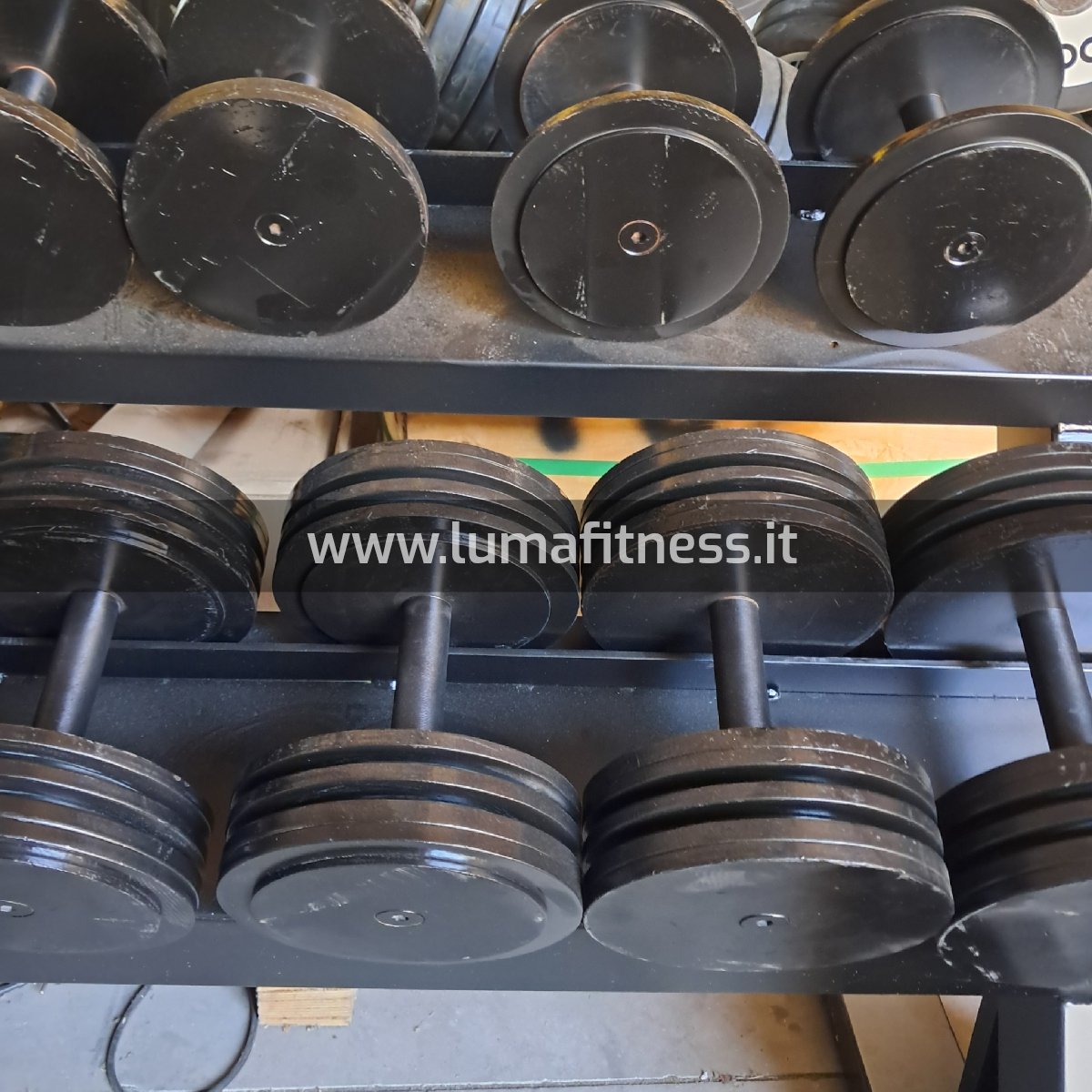 Manubri Usati con rastrelliera 4-22 kg - immagine 3