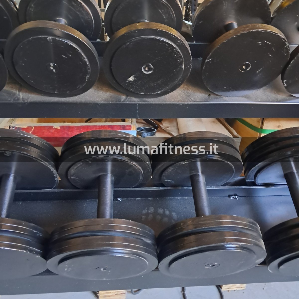 Manubri Usati con rastrelliera 4-22 kg - immagine 4