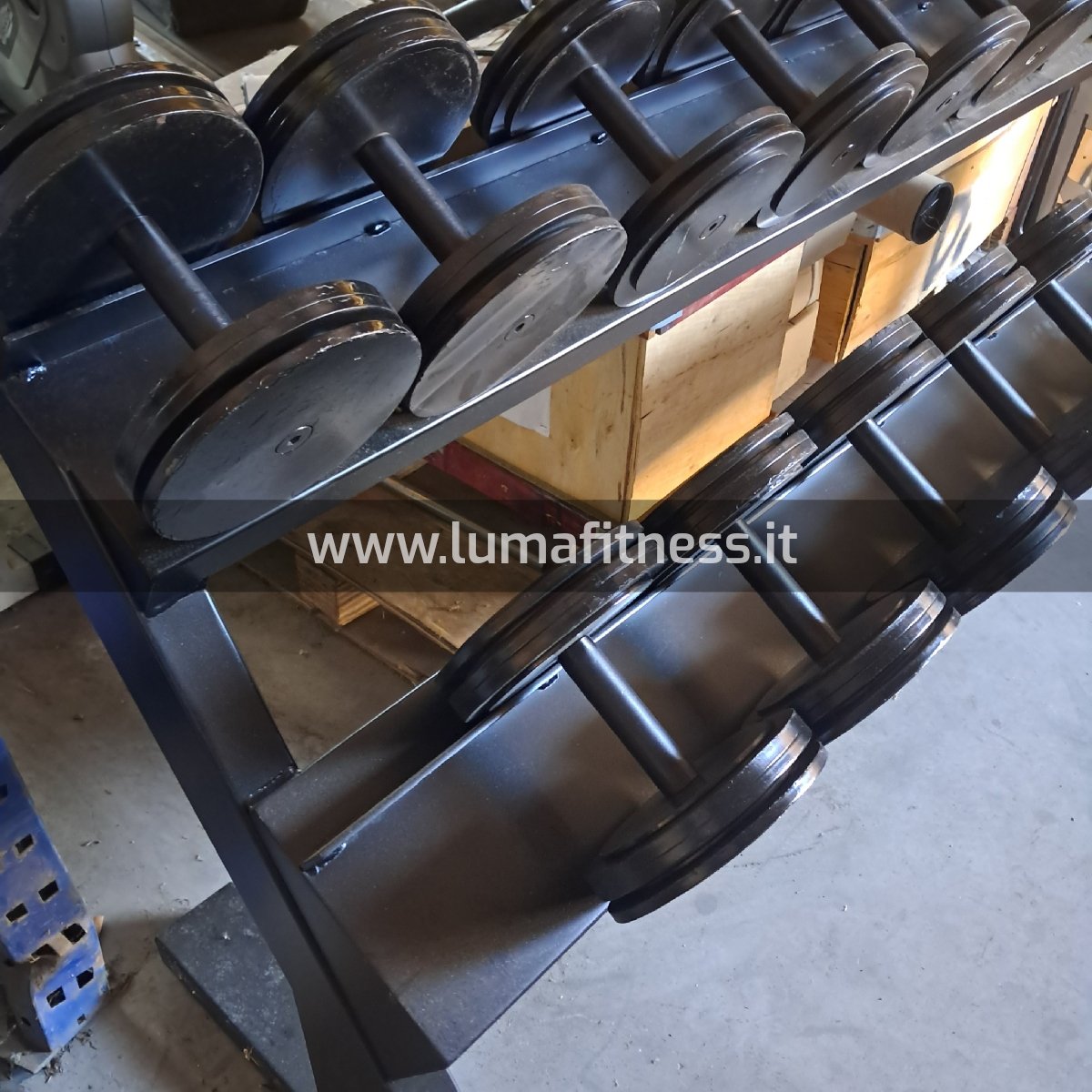 Manubri Usati con rastrelliera 4-22 kg - immagine 2