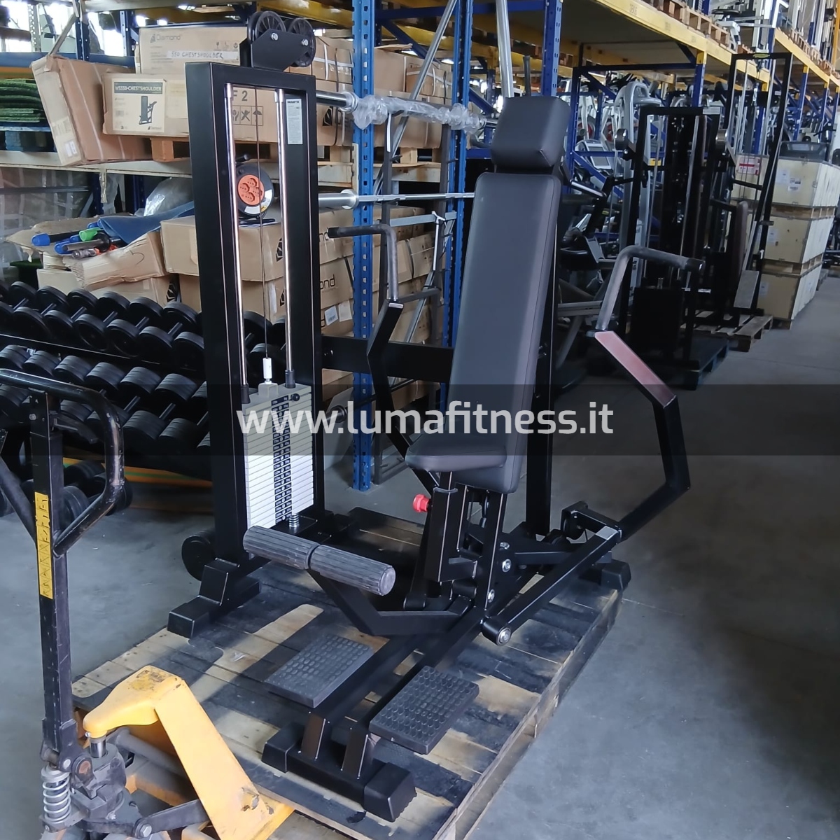 Peck Dek Verticale - Chest Press Convergente Panatta Usato - immagine 11
