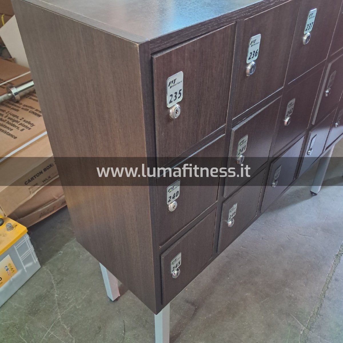 Armadietto Usato Portavalori palestra 15 posti Fit interiors - immagine 3