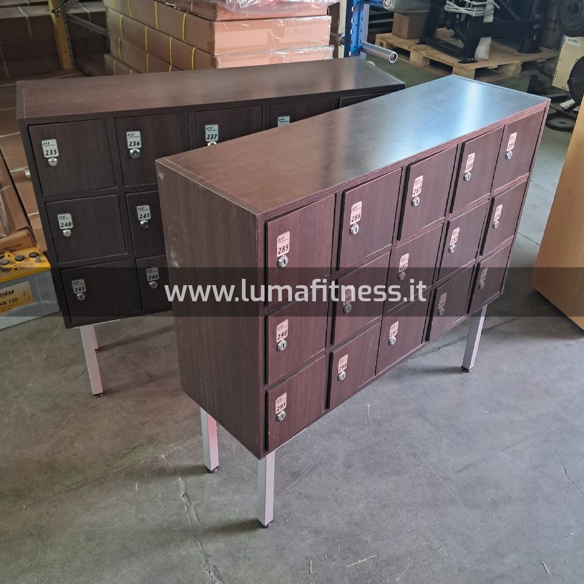 Armadietto Usato Portavalori palestra 15 posti Fit interiors - immagine 2