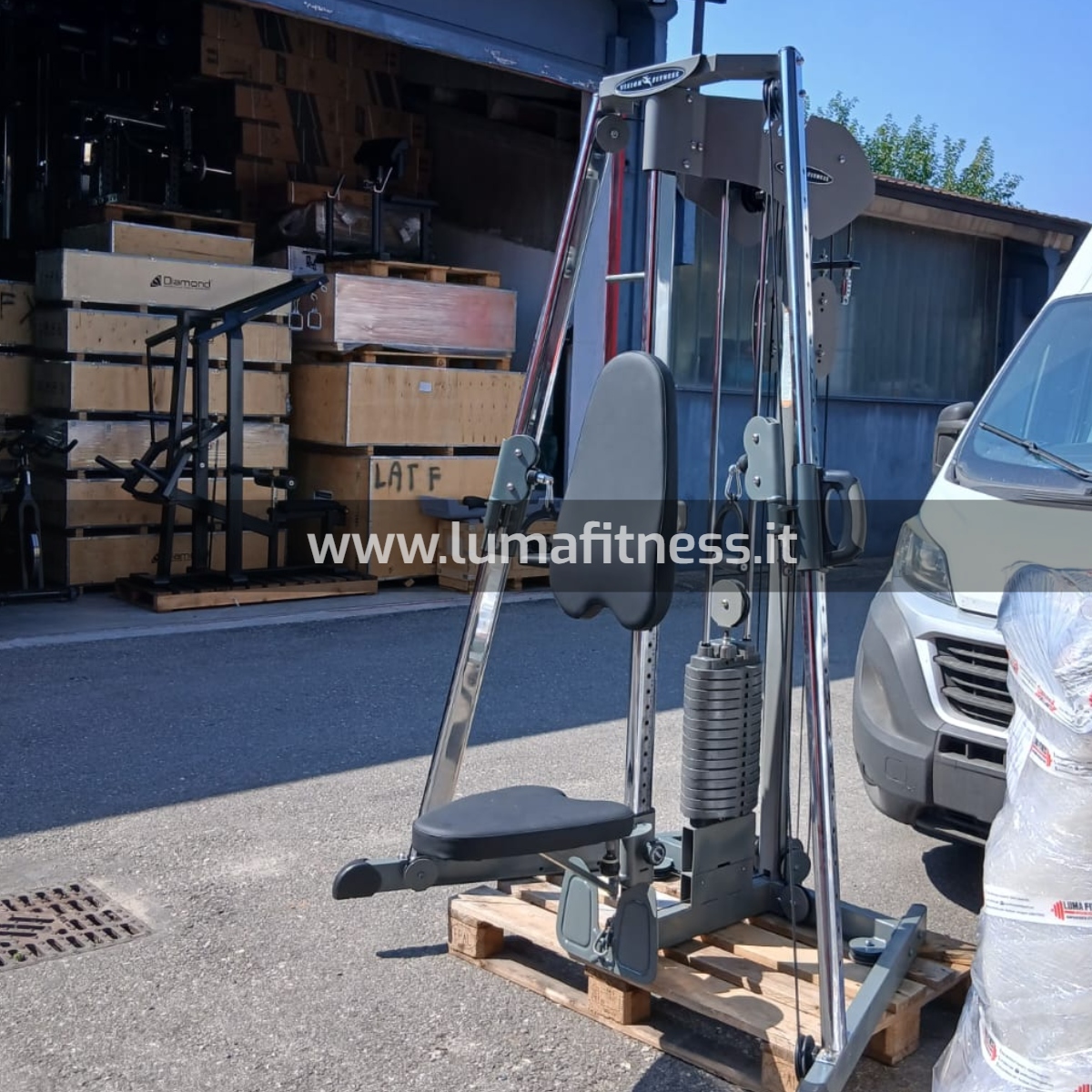 Multifunzione Dual Pulley Cable Station Vision