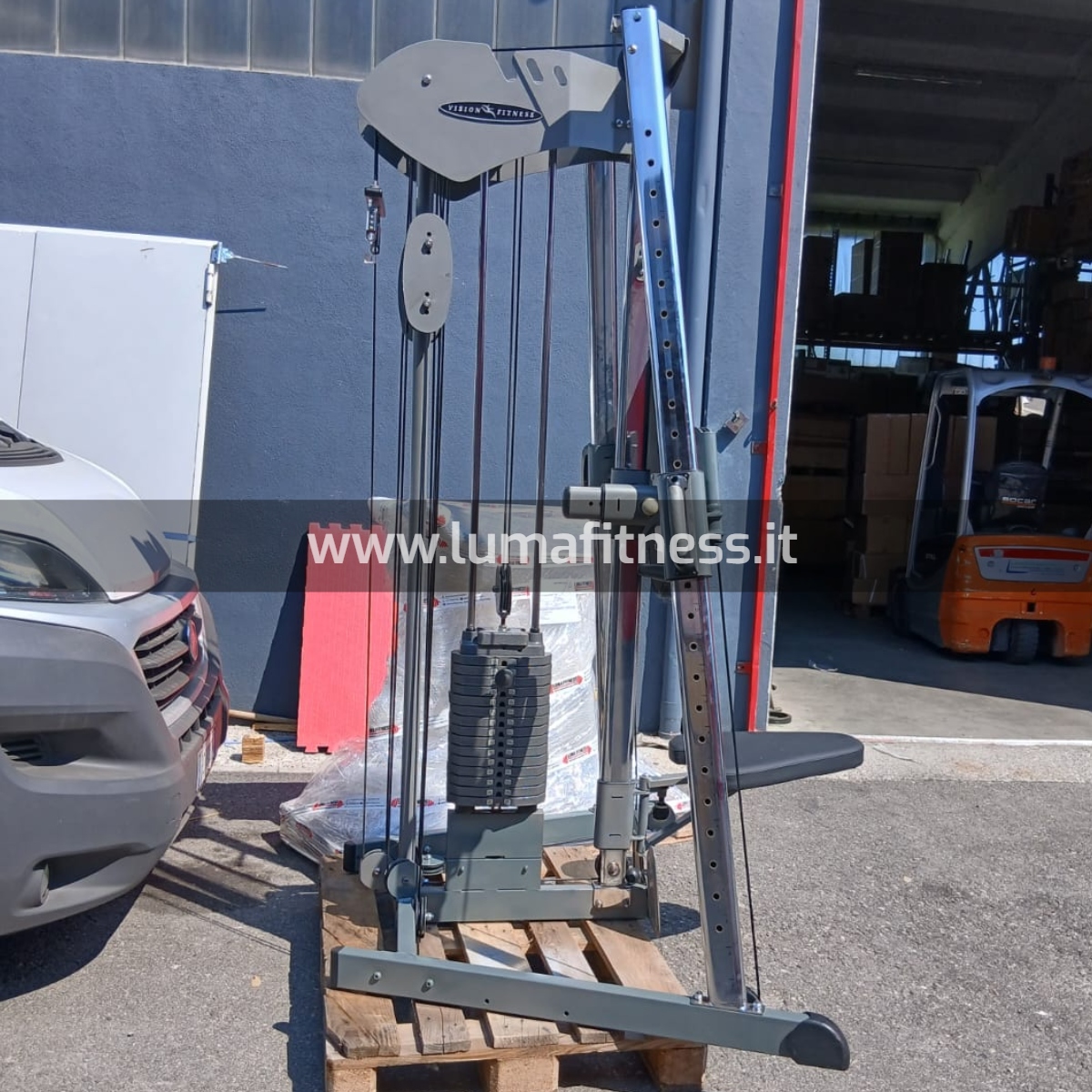 Multifunzione Dual Pulley Cable Station Vision - immagine 4
