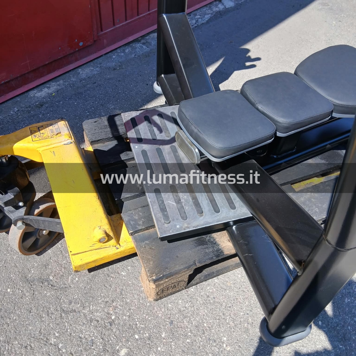Panca Piana Usato Professionale Nero - immagine 5