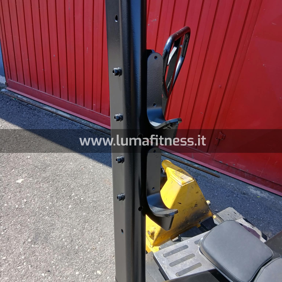 Panca Piana Usato Professionale Nero - immagine 3
