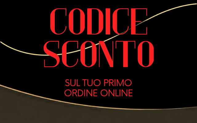 CODICE SCONTO SUL PRIMO ORDINE