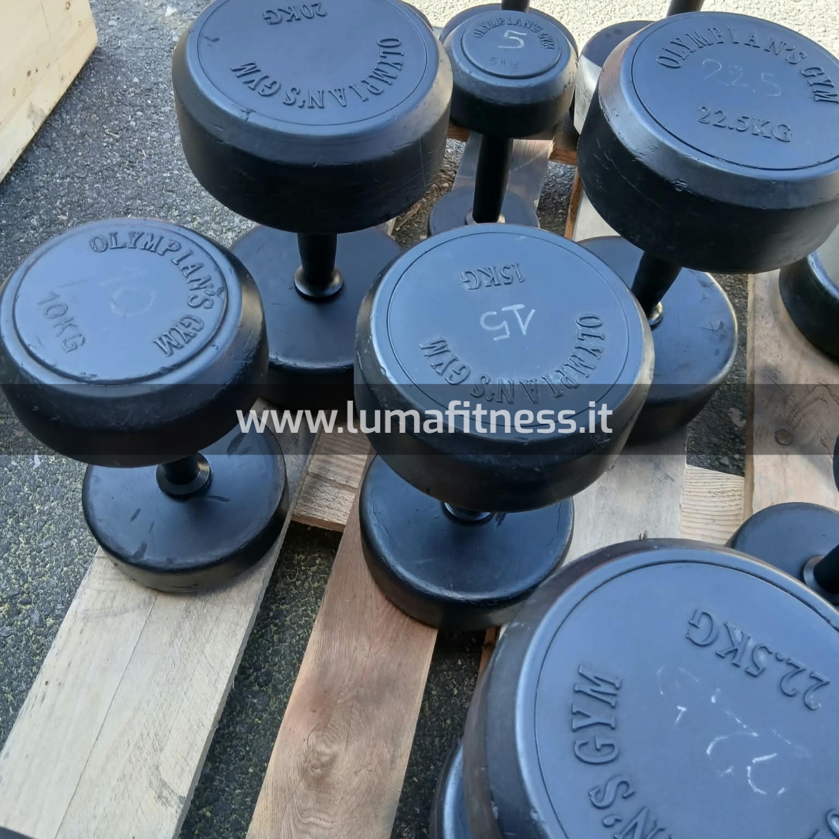 Manubri Usati Olympian's Gym 5 - 22,5 kg - immagine 6